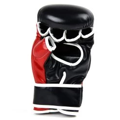 MMA GLOVES BY FAIRTEX FGV18 SUPER SPARRING BLACK/RED