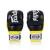 MMA GLOVES BY FAIRTEX FGV18 SUPER SPARRING BLACK/YELLOW