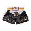 MUAY THAI SHORTS MONGKOL BSM01 - BLACK WHITE
