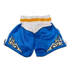 MUAY THAI SHORTS MONGKOL BSM01 - BLUE WHITE