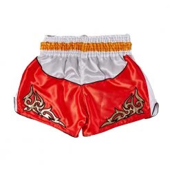 MUAY THAI SHORTS MONGKOL BSM01 - RED WHITE