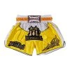 MUAY THAI SHORTS MONGKOL BSM01 - YELLOW WHITE