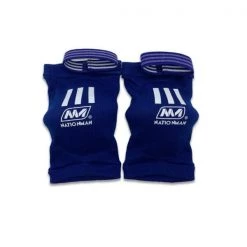 MUAY THAI ELBOW PADS BY NATIONMAN - BLUE