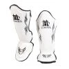 MUAY THAI SHIN GUARDS MONGKOL NEW DESIGN SGM02 - WHITE