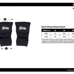 FAIRTEX QUICK MUAY THAI BOXING HAND WRAPS - WHITE